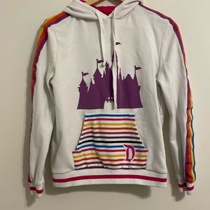 Disneyland rainbow hooded sweatshirt